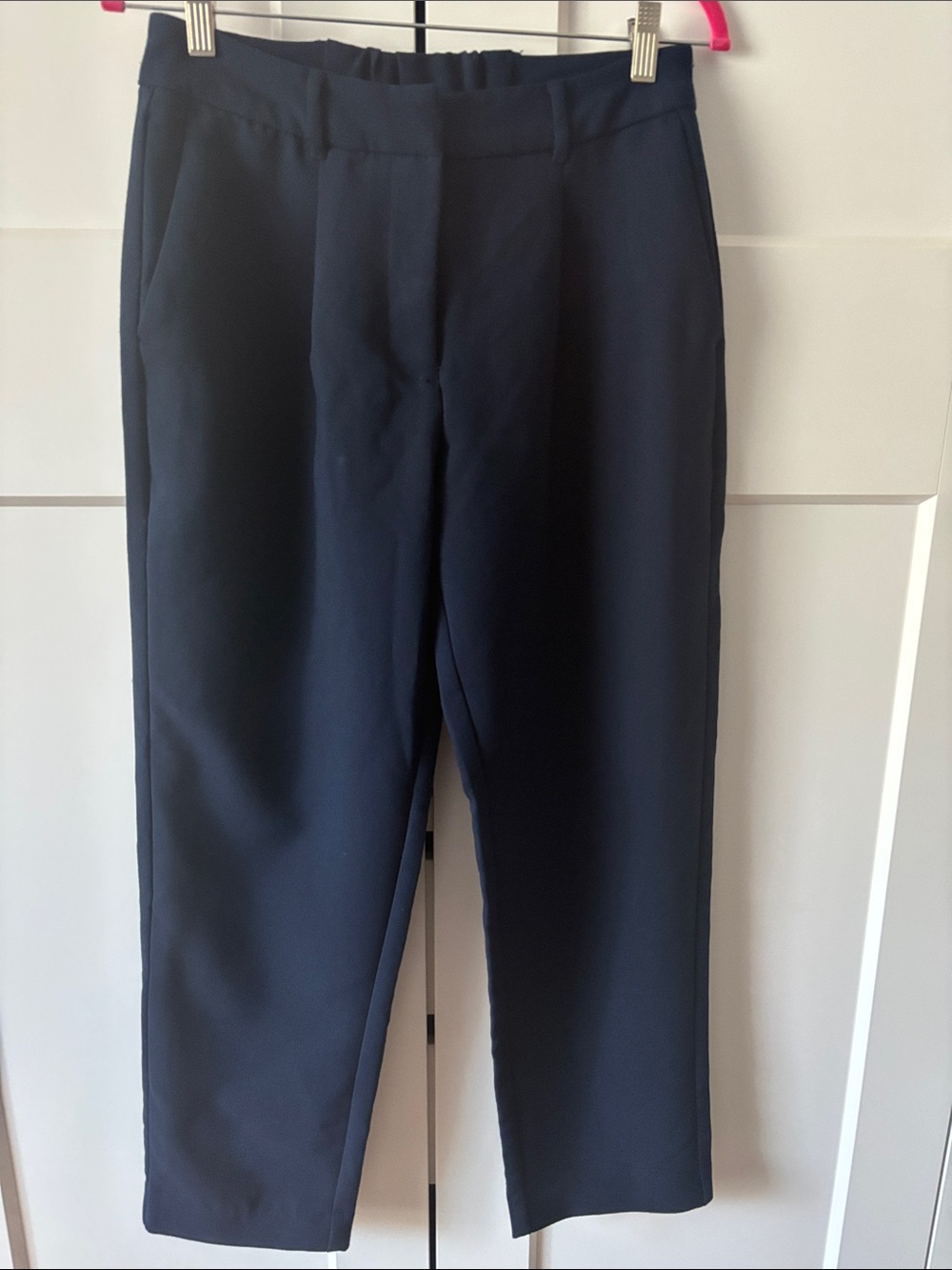 Old Navy Taylor Extra High-Rise Straight Trouser S Petite Navy Blue